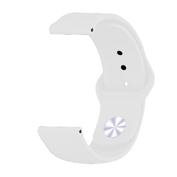 Силиконовый ремешок BeCover для Samsung Galaxy Watch 46mm/Watch 3 45mm/Gear S3 Classic/Gear S3 Frontier White (706317)