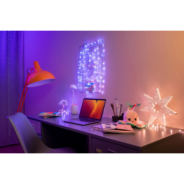 Гірлянда Smart LED Twinkly Candies Pearl RGB 100 IP20 6м USB-C кабель прозорий без БЖ