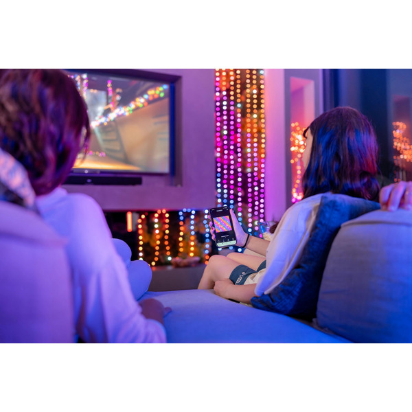 Гірлянда Smart LED Twinkly Candies Pearl RGB 100 IP20 6м USB-C кабель прозорий без БЖ