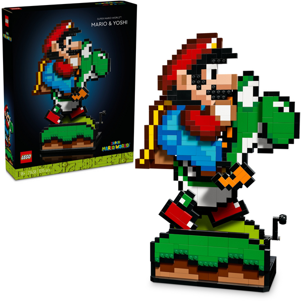 Конструктор LEGO 71438 Super Mario World: Маріо і Йоші