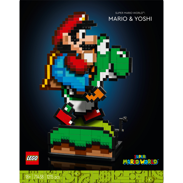 Конструктор LEGO 71438 Super Mario World: Маріо і Йоші