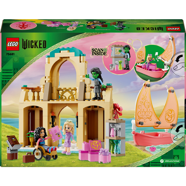 Конструктор LEGO 75681 Wicked Глинда, Эльфаба и Несароза в Университете Шиз