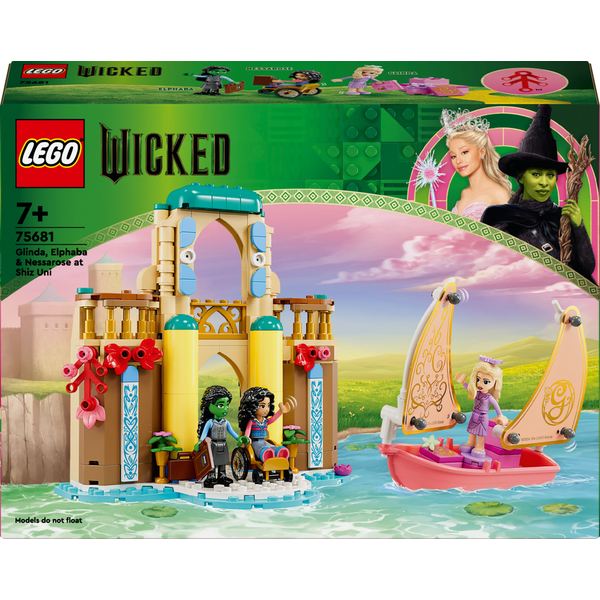 Конструктор LEGO 75681 Wicked Глинда, Эльфаба и Несароза в Университете Шиз