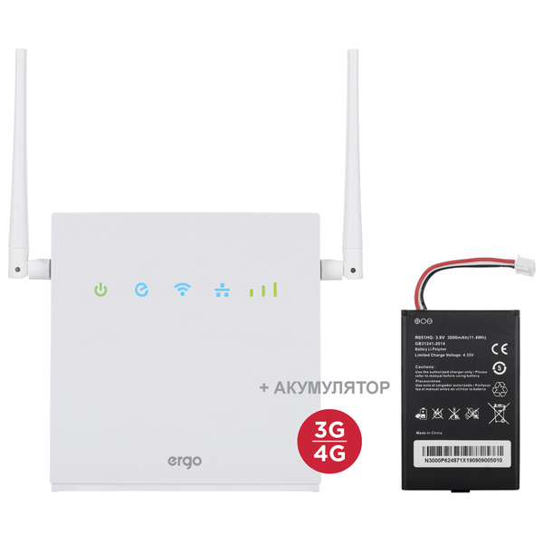 netw.a ERGO R0516 Бездротовий 4G Wi-Fi роутер (з аккум-м)