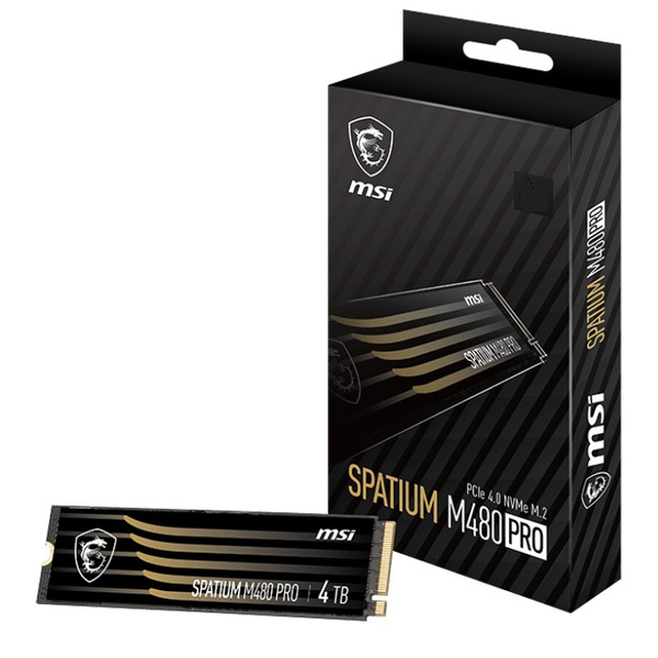 Накопитель SSD 1TB MSI Spatium M480 Pro M.2 2280 PCIe 4.0 x4 NVMe 3D NAND TLC (S78-440L1G0-P83)