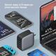 Сетевое зарядное устройство ColorWay Power Delivery GaN (USB-A + 3USB TYPE-C) 100W Black (CW-CHS047PD-BK)