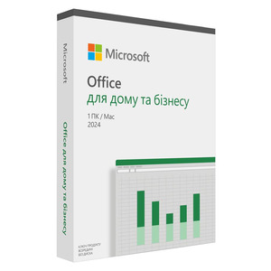Примірник ПЗ Microsoft Office Home and Business 2024 укр, FPP без носія