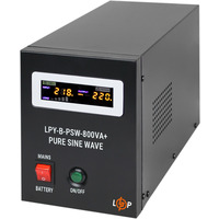 ИБП LogicPower LPY-B-PSW-800VA+ (560Вт)5A/15A, с правильной синусоидой 12V