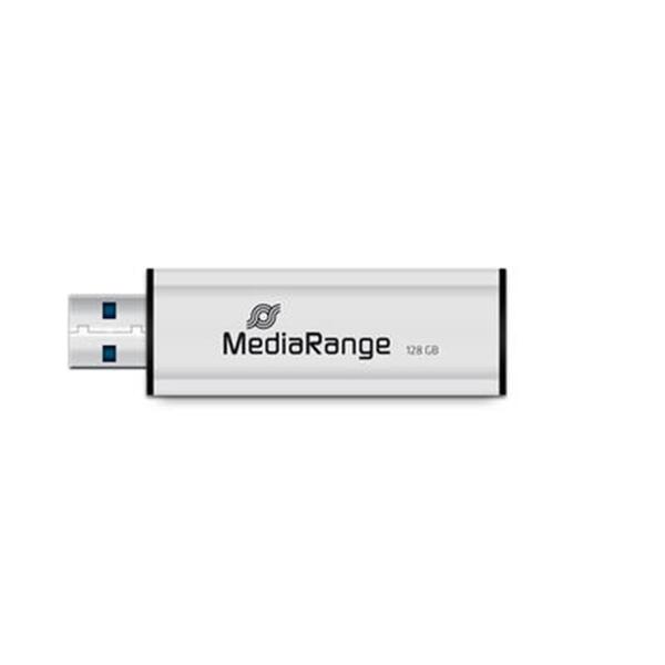 USB-Флешка USB 3.0 128GB MediaRange Black/Silver (MR918)