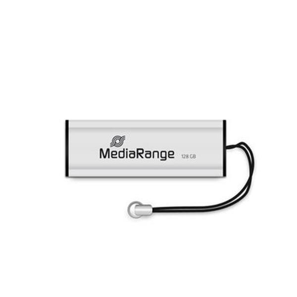 USB-Флешка USB 3.0 128GB MediaRange Black/Silver (MR918)
