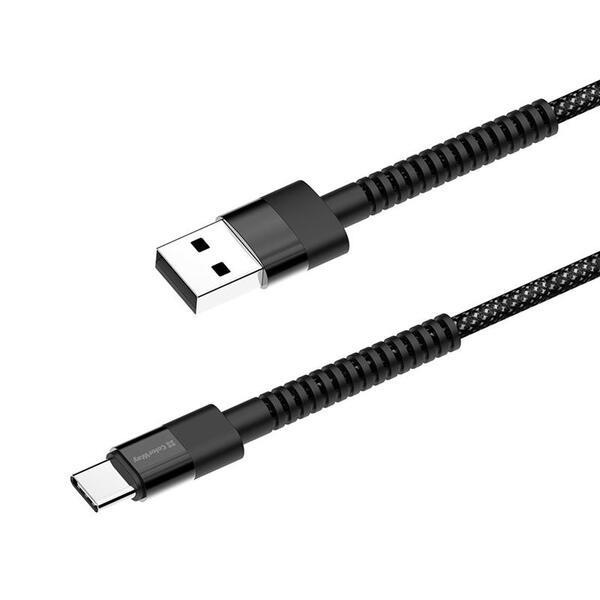 Кабель ColorWay USB - USB Type-C (M/M), 2.4 А, 1 м, Black (CW-CBUC063-BK)
