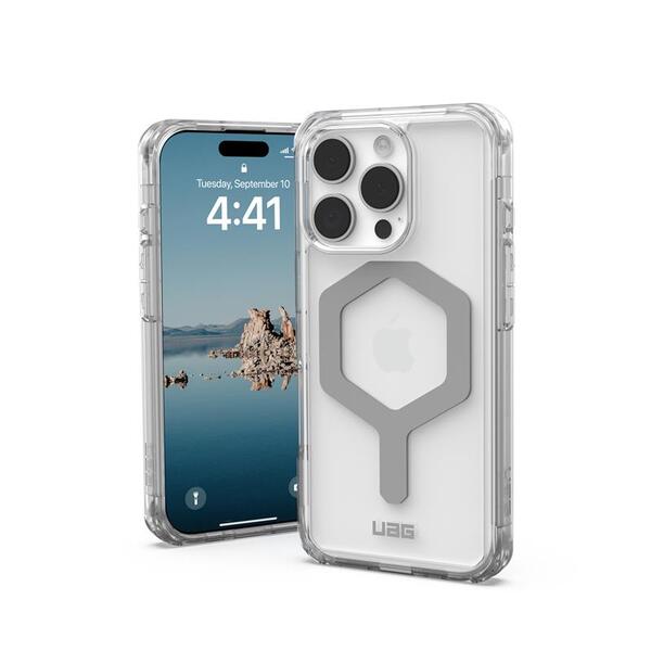 Чохол UAG для Apple iPhone 16 Pro, Plyo Magsafe, Ice/Silver 114480114333