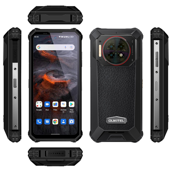 Смартфон Oukitel WP19pro 6.78” FHD+ /8GB/256GB/ Helio G99 / 22000mAh / 64+16Мп / IP69K/ NFC / Black