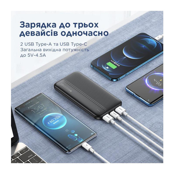 Внешний аккумулятор (Power Bank) Remax RPP-212 Tinyl 10000mAh Black (RPP-212)