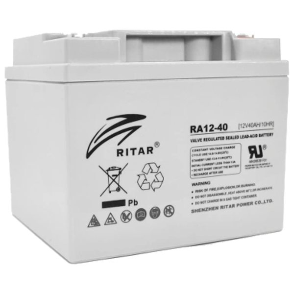 Акумуляторна батарея AGM RITAR RA12-40 12V 40Ah