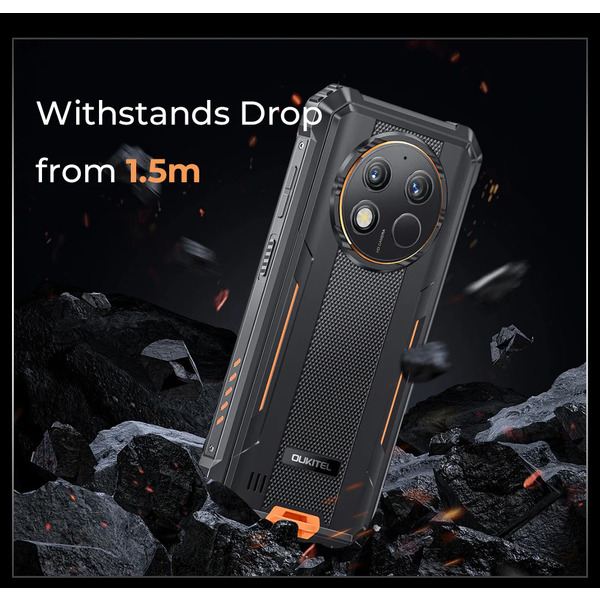 Смартфон Oukitel WP28E 6.5HD+ /4GB+64GB/ T606 /10600mAh /13+5Мп/ IP69K /NFC Black