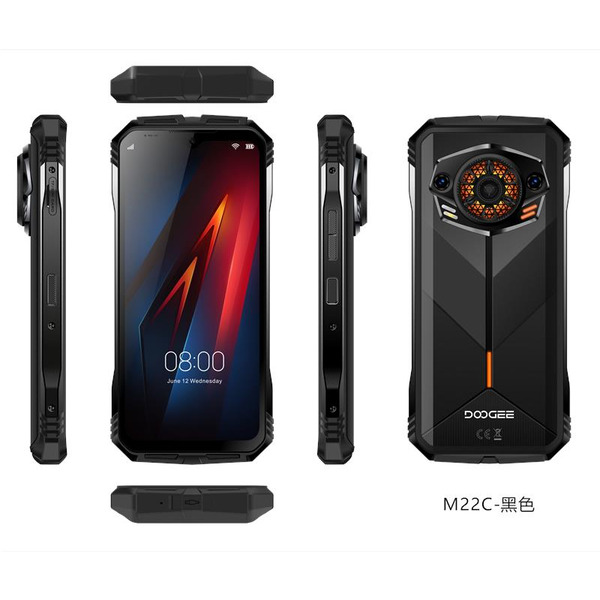 Смартфон Doogee S PUNK 6.58 6/256ГБ, 2SIM, 10800мА•год, чорний