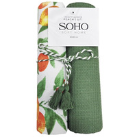 Кухонний текстиль SOHO Наб. руш. 40*60см бавовна 100% Peach 2шт.