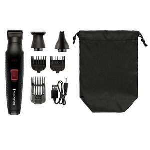 Набір для стрижки Remington Graphite, для голови, вусів, бороди,носа і тіла, акум., насадок-6, чорний