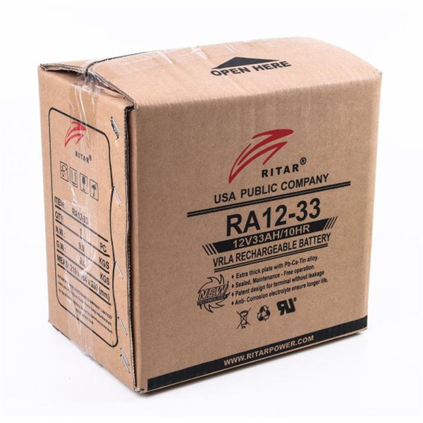 Акумуляторна батарея Ritar 12V 33AH (RA12-33) AGM