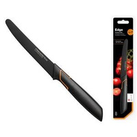 Кухонний ніж для томатів Fiskars Edge, 13.3см, нержавіюча сталь, пластик, чорний