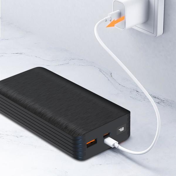 Зовнішній акумулятор (Power Bank) XO-PR144-20000mAh Black (XO-PR144B/29195)