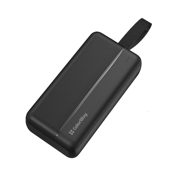 Внешний аккумулятор (Power Bank) ColorWay High-power 2 30000mAh Black (CW-PB300LPC2BK-PD)