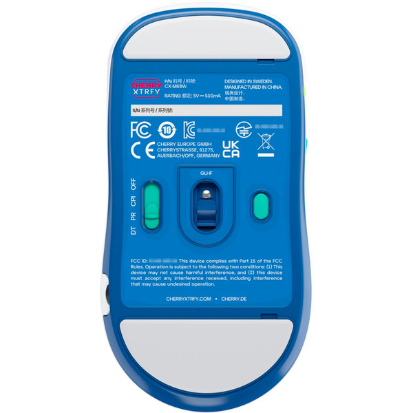 Миша Cherry Xtrfy M68 WL RGB White CX-M68W-WHITE