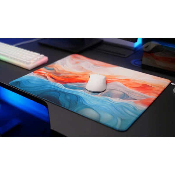 Игровая поверхность Cherry Xtrfy GP5 AMNIS BLUE, L (460 x 400 x 4мм), многоцветный