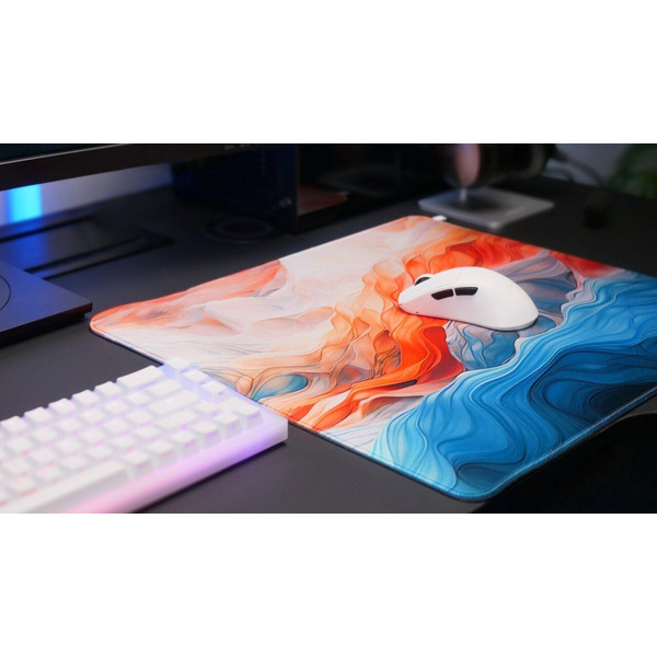 Игровая поверхность Cherry Xtrfy GP5 AMNIS BLUE, L (460 x 400 x 4мм), многоцветный