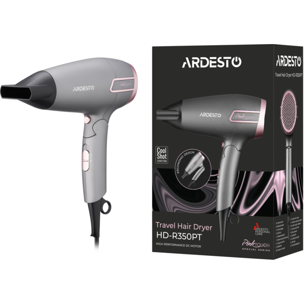 Фен Ardesto Pink Touch HD-R350PT