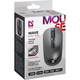 Миша DEFENDER (52993) Wave MM-995, 4D, 800-1600dpi, GRAY, wireless, silent