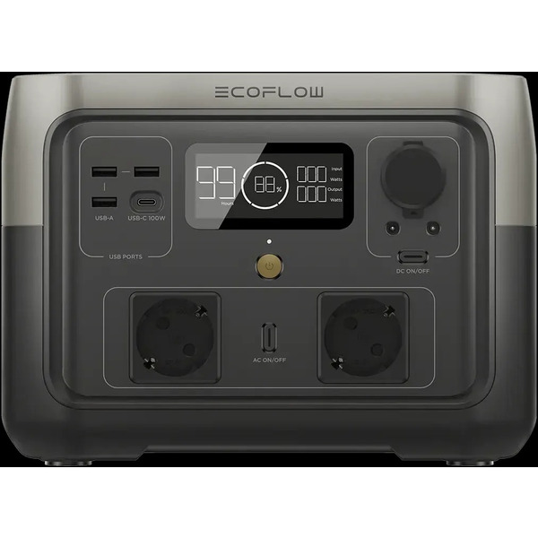 Зарядная станция EcoFlow River 2 Max, 512Wh, 500W, LiFePO4_EU