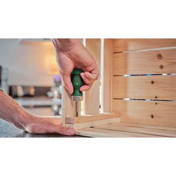 Викрутка з тріскачкою Bosch 6 насадок