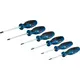 Викрутка Torx Bosch набір 6шт, T10х75, T15х75, T20x100, T25x100, T30x125, T40x125 мм
