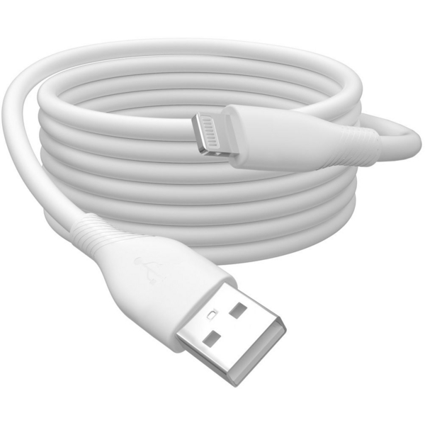 Кабель для зарядки и синхронизации DIGITUS USB-A > Lightning, 1м, USB 2.0, 12W, белый