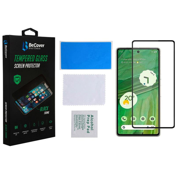 Защитное стекло BeCover для Google Pixel 7 Black (708571)