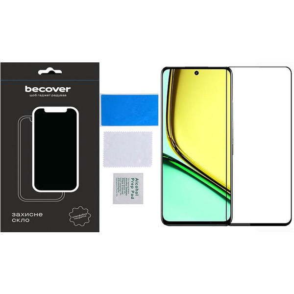 Захисне скло BeCover для Realme C67 Black (710633)