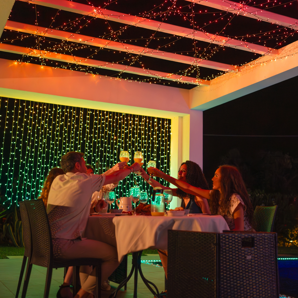 Smart LED Гірлянда Twinkly Dots Lights RGB 60 Gen II, IP20, кабель прозорий