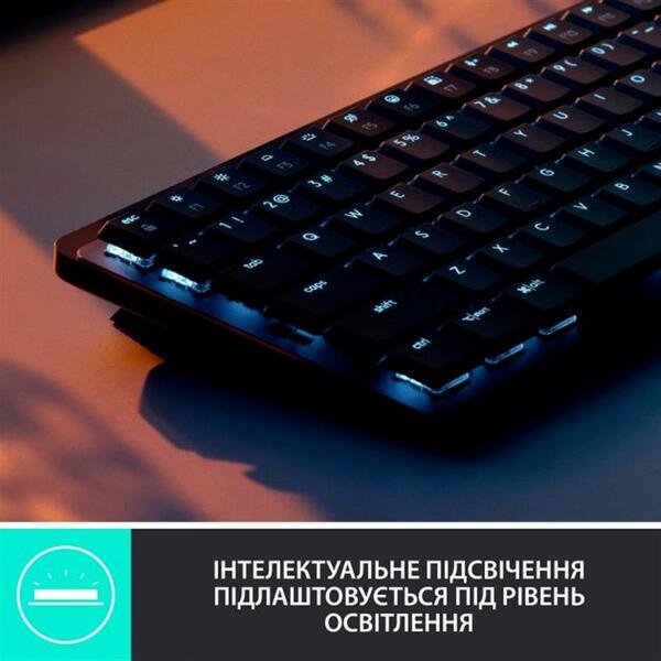 Клавiатура Logitech MX Mechanical Mini Bluetooth Illuminated Graphite 920-010782