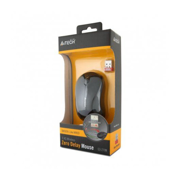 Мышь беспроводная A4Tech G3-270N-1 Black V-Track