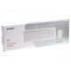 Комплект (клавиатура, мышь) A4Tech F1512 White