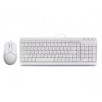 Комплект (клавіатура, миша) A4Tech F1512 White