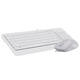 Комплект (клавиатура, мышь) A4Tech F1512 White