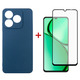Чeхол-накладка Dengos для Realme C63 Blue (DG-KM-104) + защитное стекло