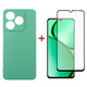 Чeхол-накладка Dengos для Realme C63 Mint (DG-KM-106) + защитное стекло