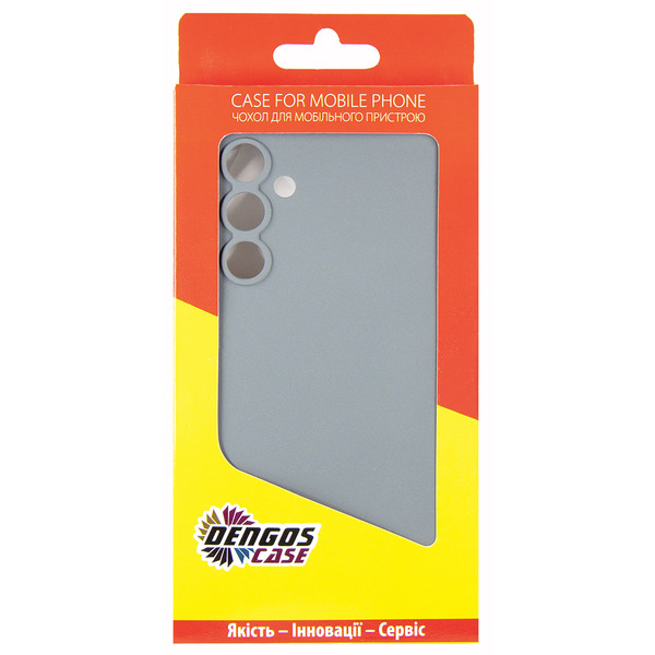 Чохол Dengos Carbon для Samsung Galaxy M35 5G SM-M356 Grey DG-TPU-CRBN-200