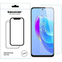 Защитное стекло BeCover для Tecno Spark 10 Pro (KI7) Crystal Clear Glass 3D (709269)