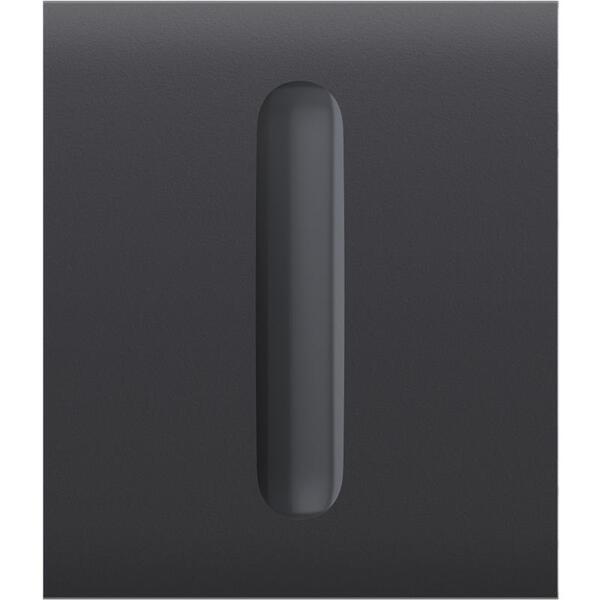 CenterButton Dimmer 1-Gang 2-way Wireless Light Switch for Jeweler - Graphite