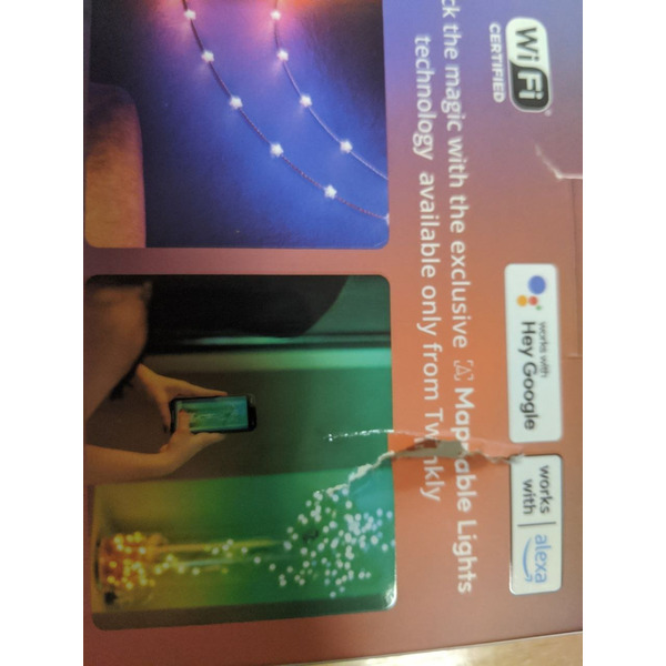 Smart LED Гірлянда Twinkly Strings USB 100 Star-shaped RGB LEDs, Clear Wire, USB-C (TWKS100RGB-T)